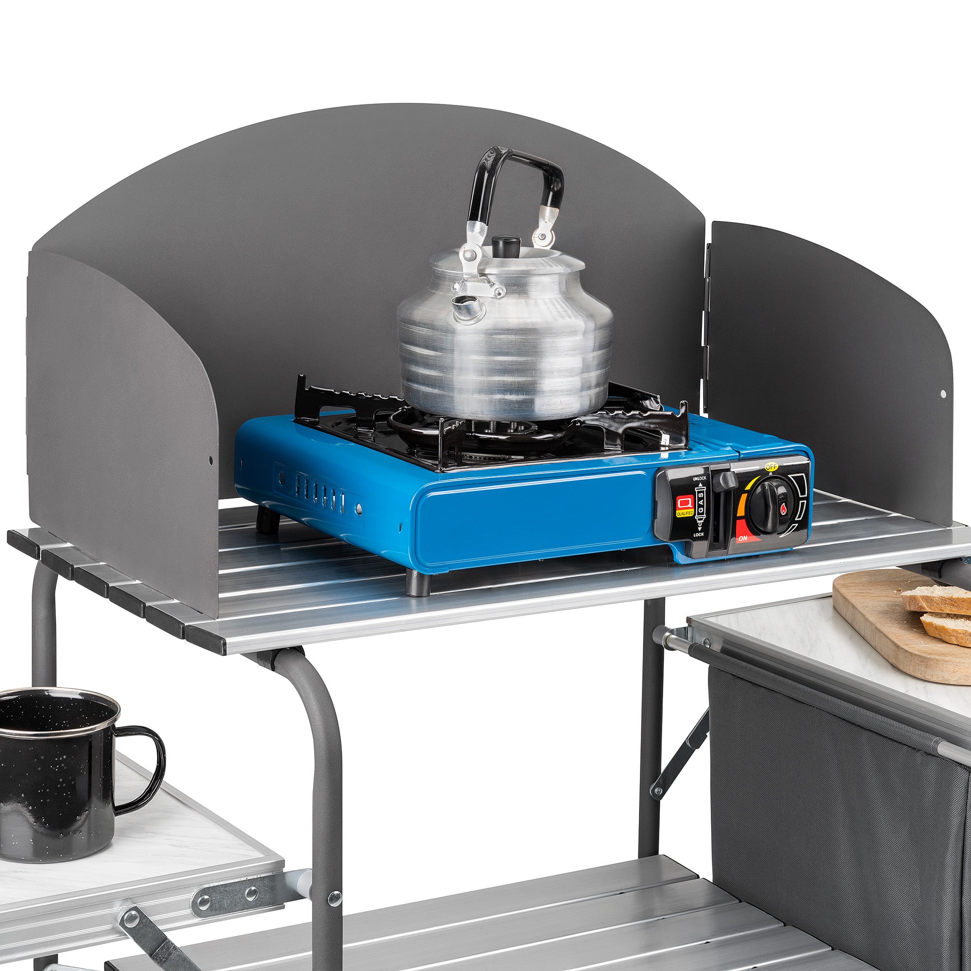 Kitchen Stand With Windshield