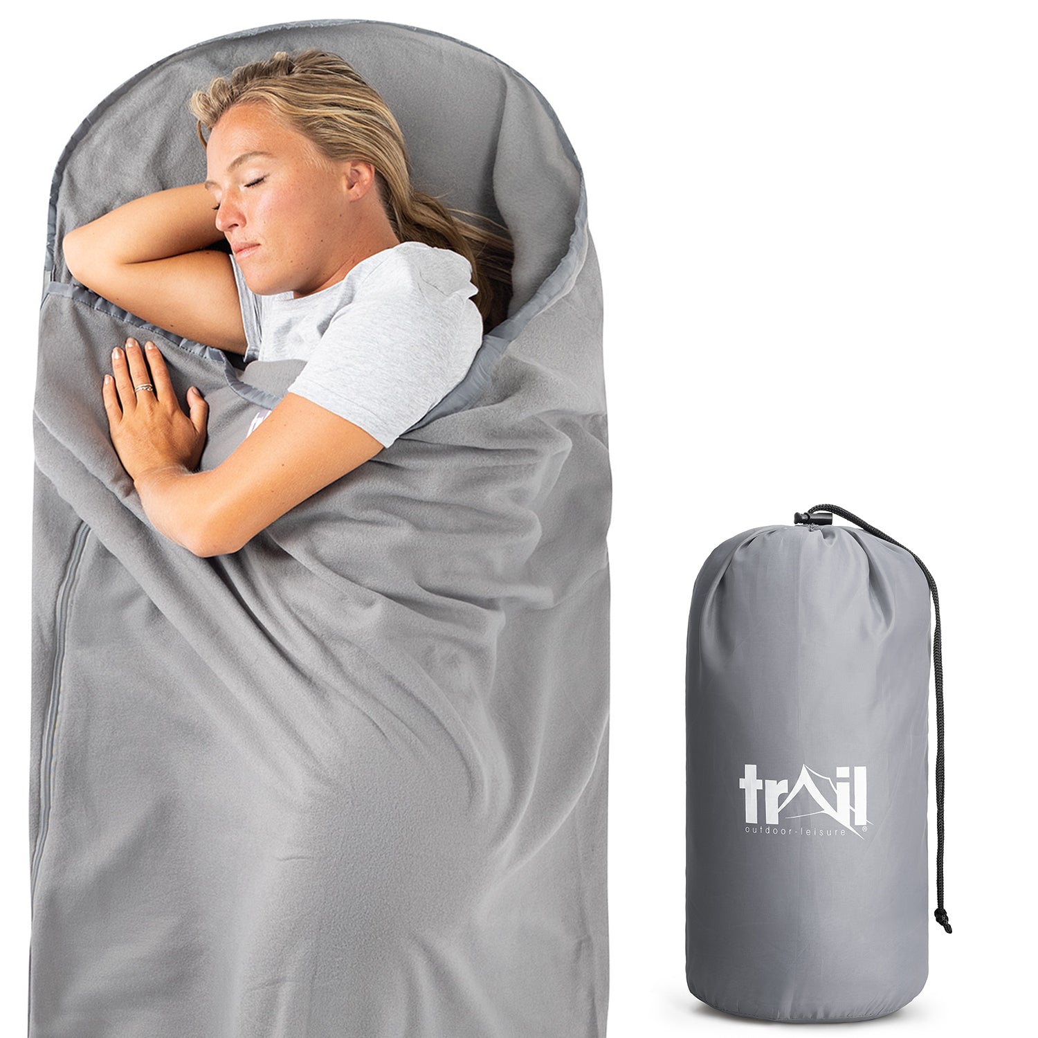 Fleece Sleeping Bag Liner Trail - Main Image