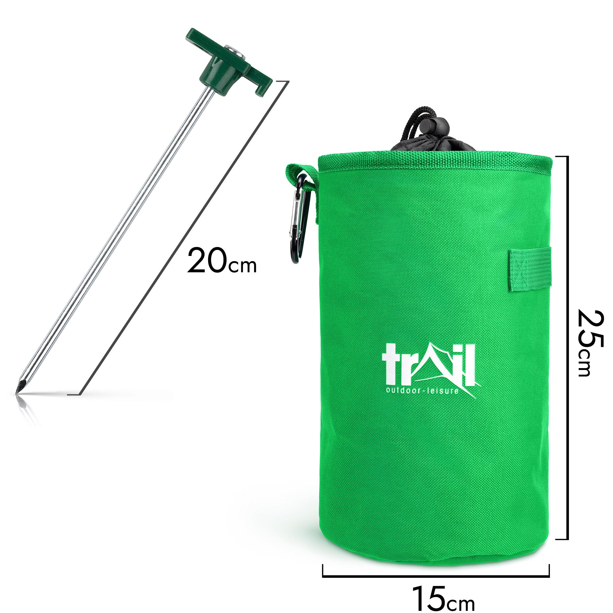 Hard Ground Tent Pegs Kit (20 Pegs)