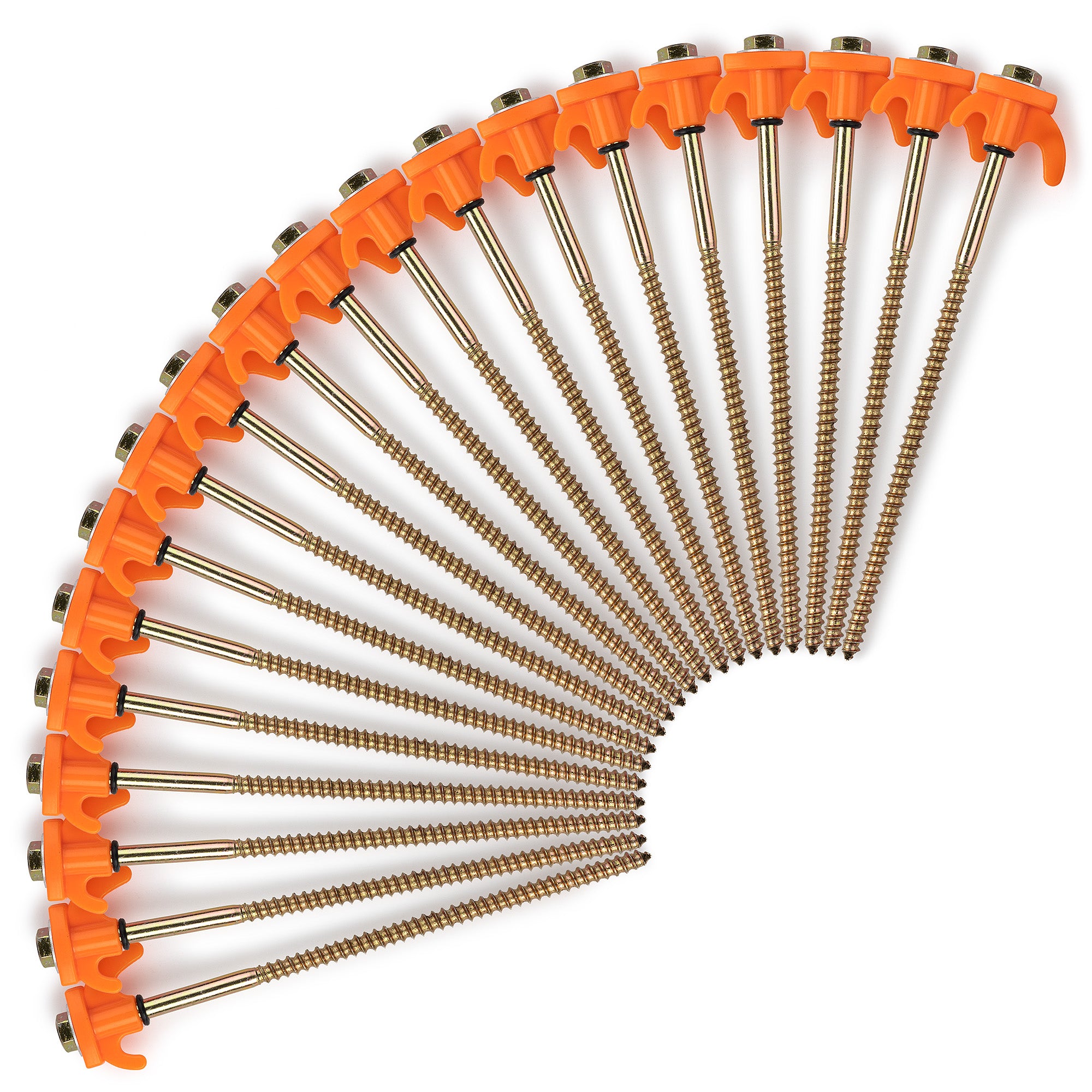 Screw Tent Pegs Kit (20 Pegs)