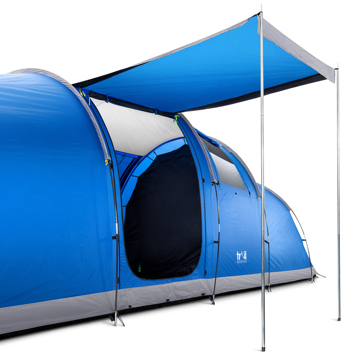 Hexton XL 6 Man 3 Room Tent – Waterproof 5000mm