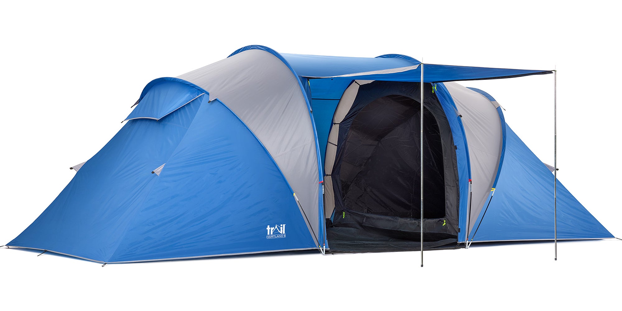 Hartland 6 Man 2 Room Tent – Waterproof 3000mm