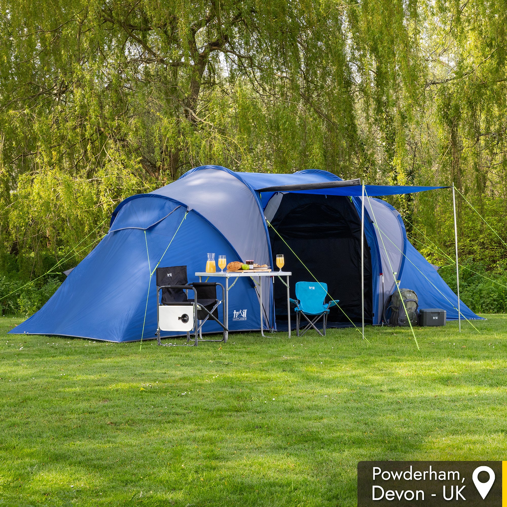 Hartland 6 Man 2 Room Tent – Waterproof 3000mm