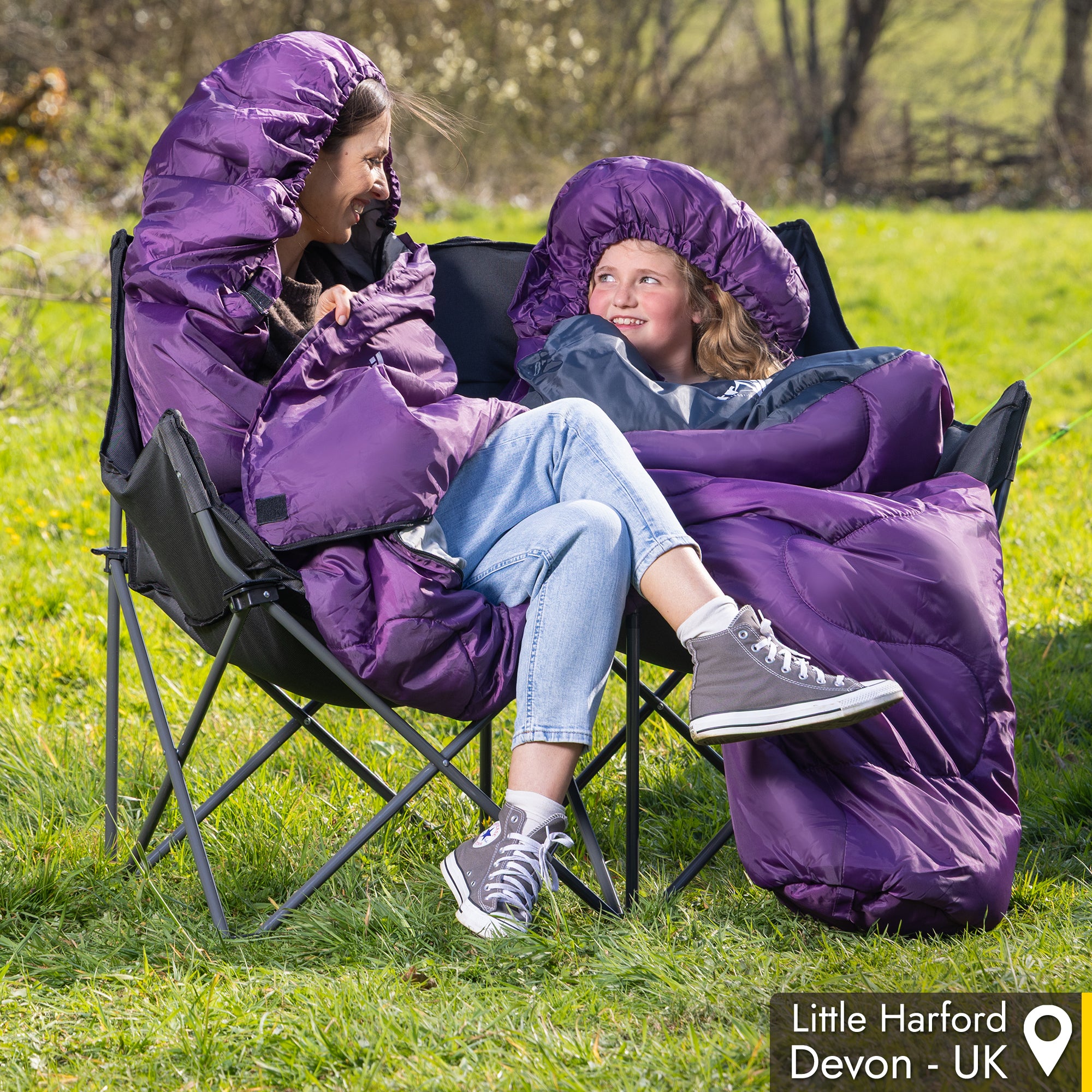 Linnet Padded Double Camping Chair