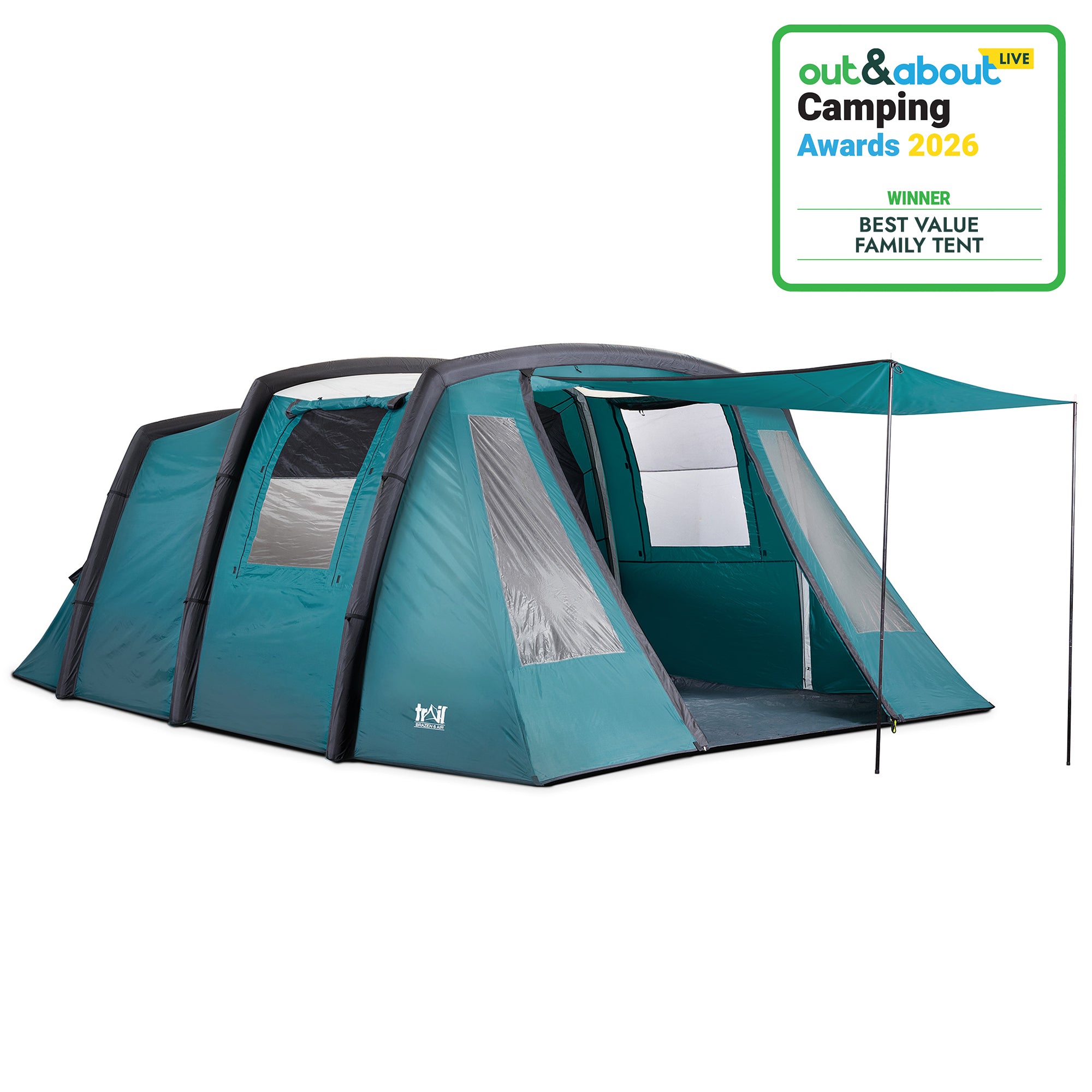 Brazen 6 Man Air Tent – Waterproof 5000mm.