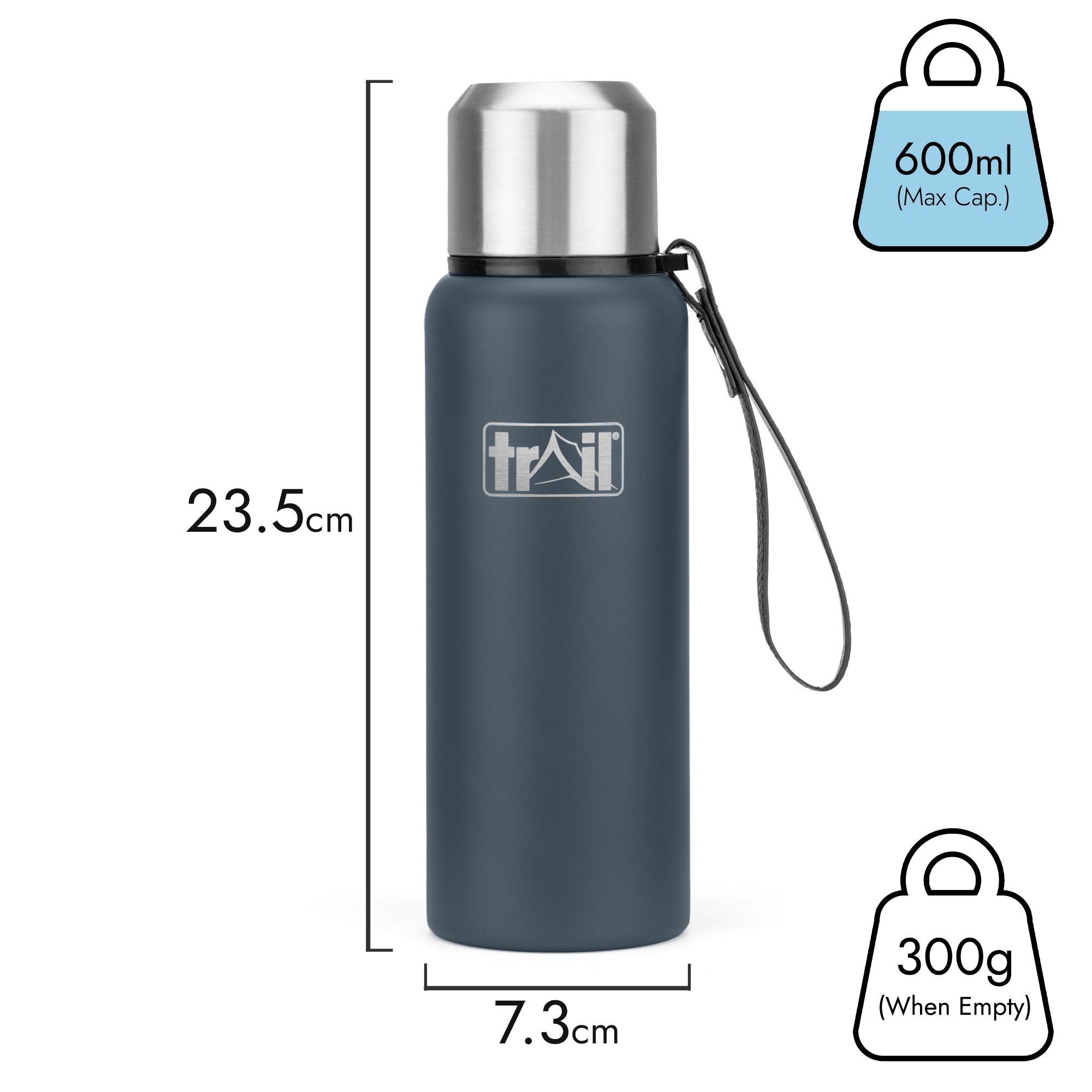 #Colour_Grey | Capacity_600ml
