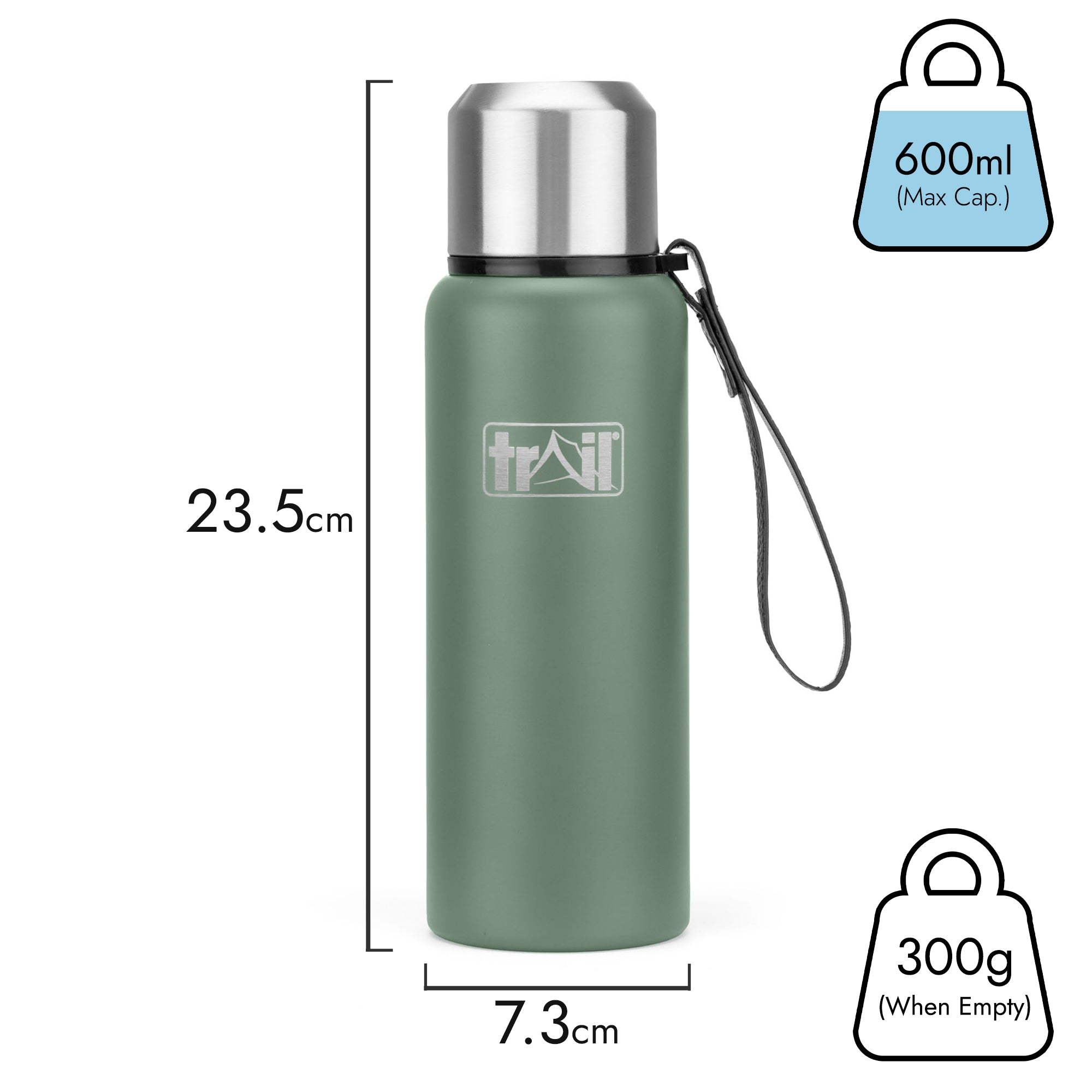 #Colour_Green | Capacity_600ml