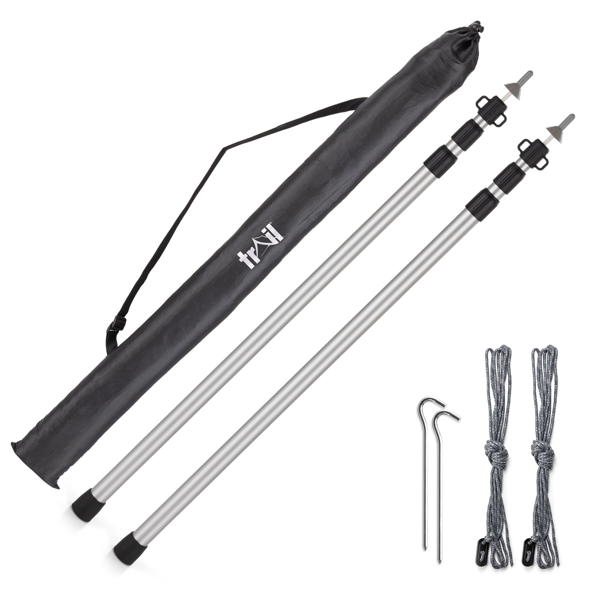 Telescopic Aluminium King Pole Set