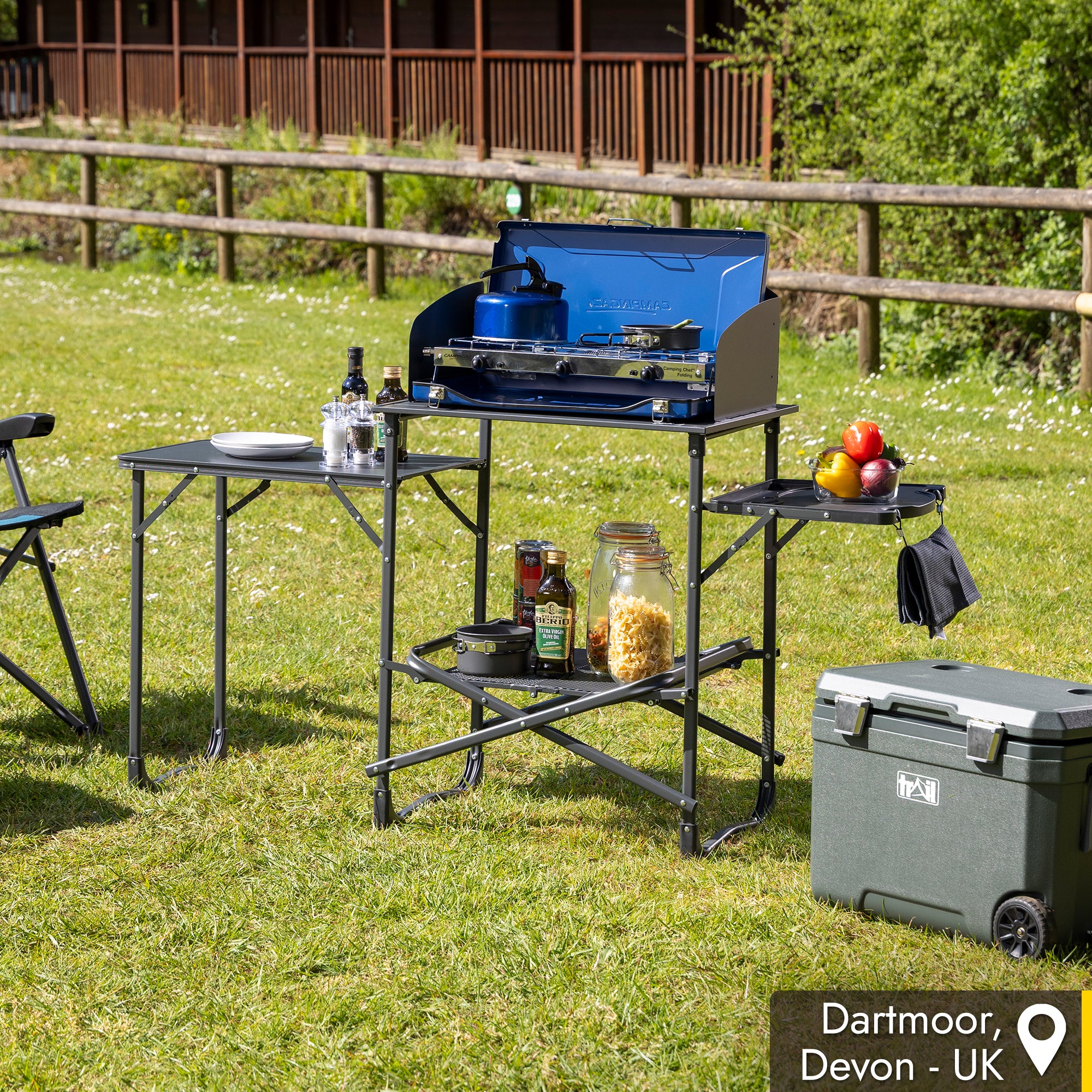 Deluxe Camping Kitchen Stand