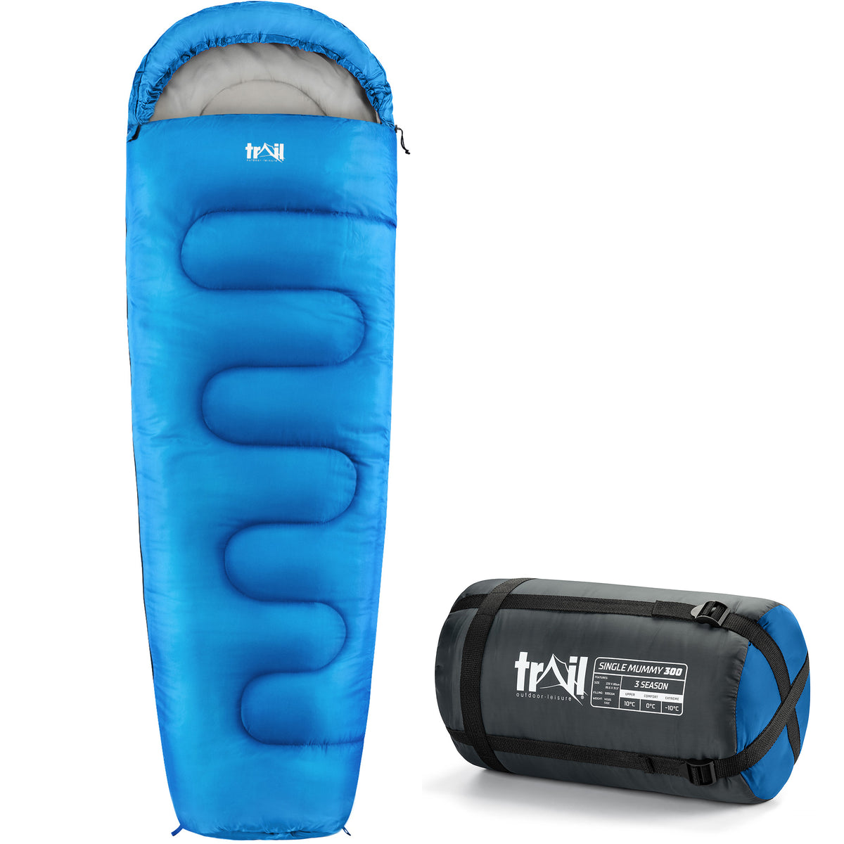 Mummy Sleeping Bag – 300gsm