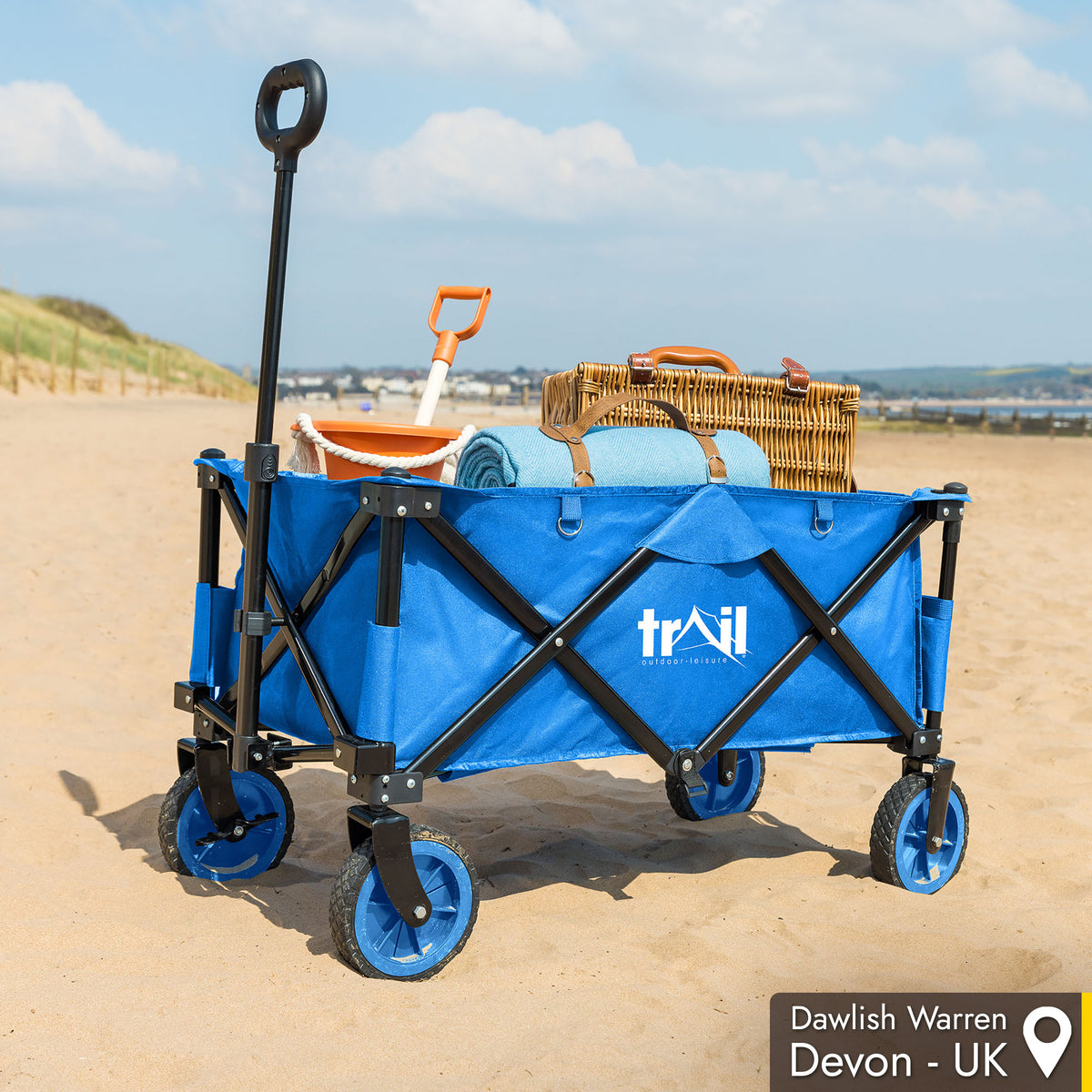 Folding Camping Trolley – 80kg Max Capacity