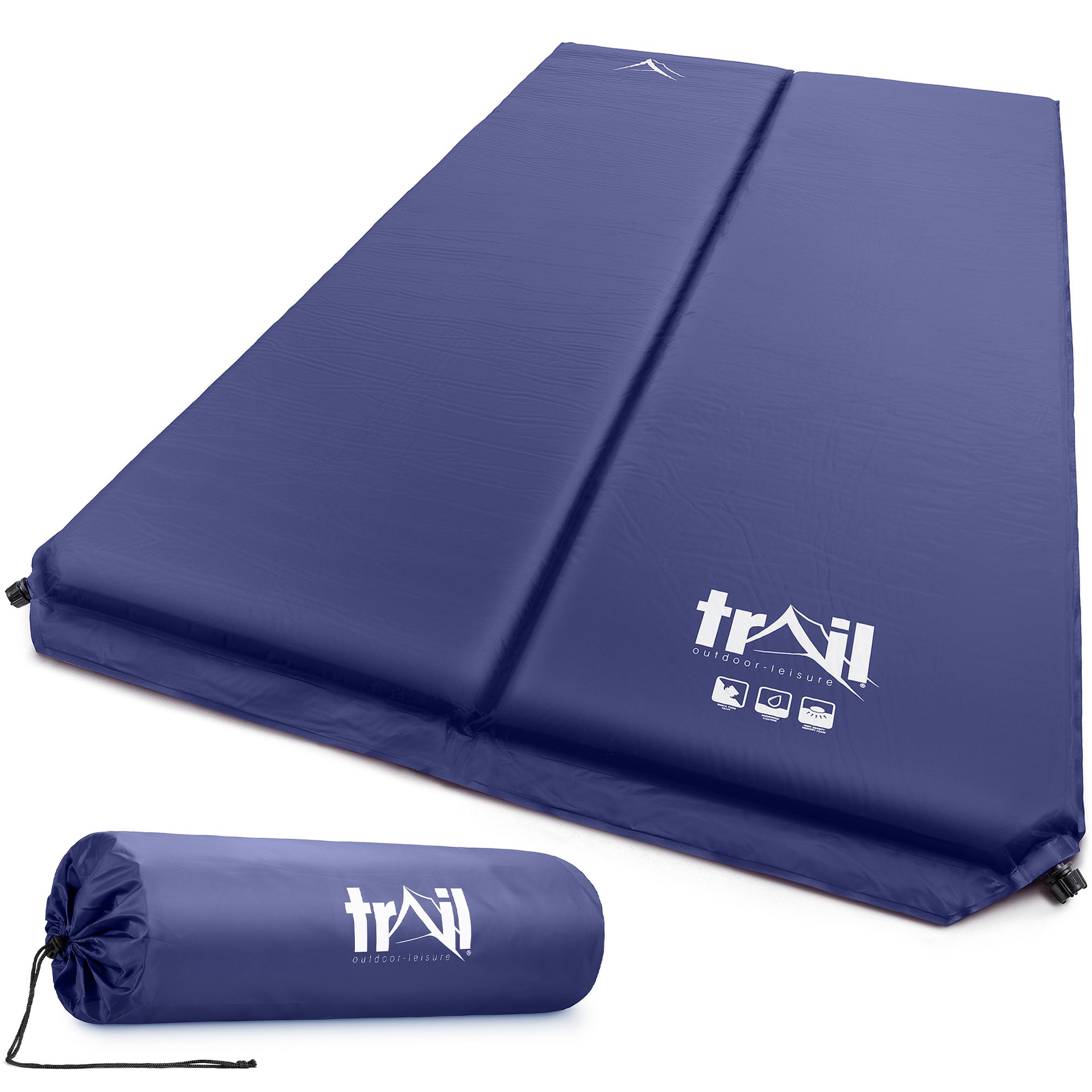 Camping Mat Wanderer Queen Self Inflating Mattress Thickest Self