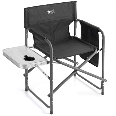Folding Directors Chair With Side Table
