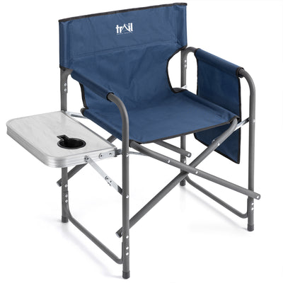Folding Directors Chair With Side Table
