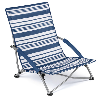 Sisken Low Folding Beach Chair