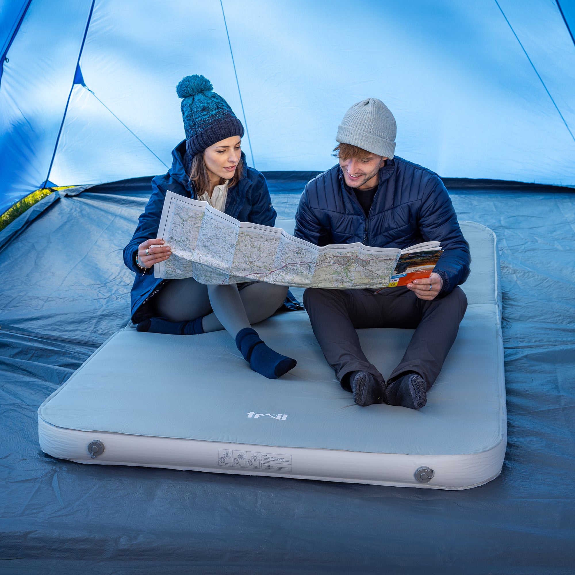 Double Deluxe Self Inflating Air Mattress