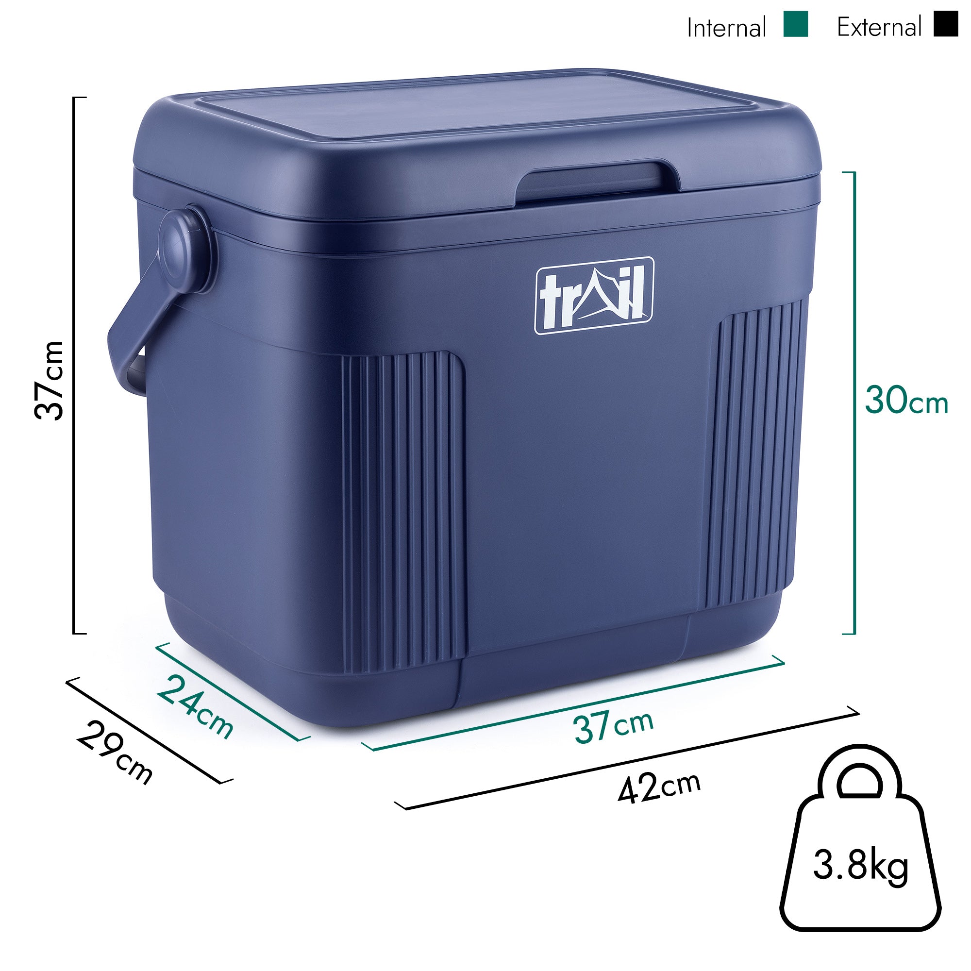 22L Camping Cool Box | Trail