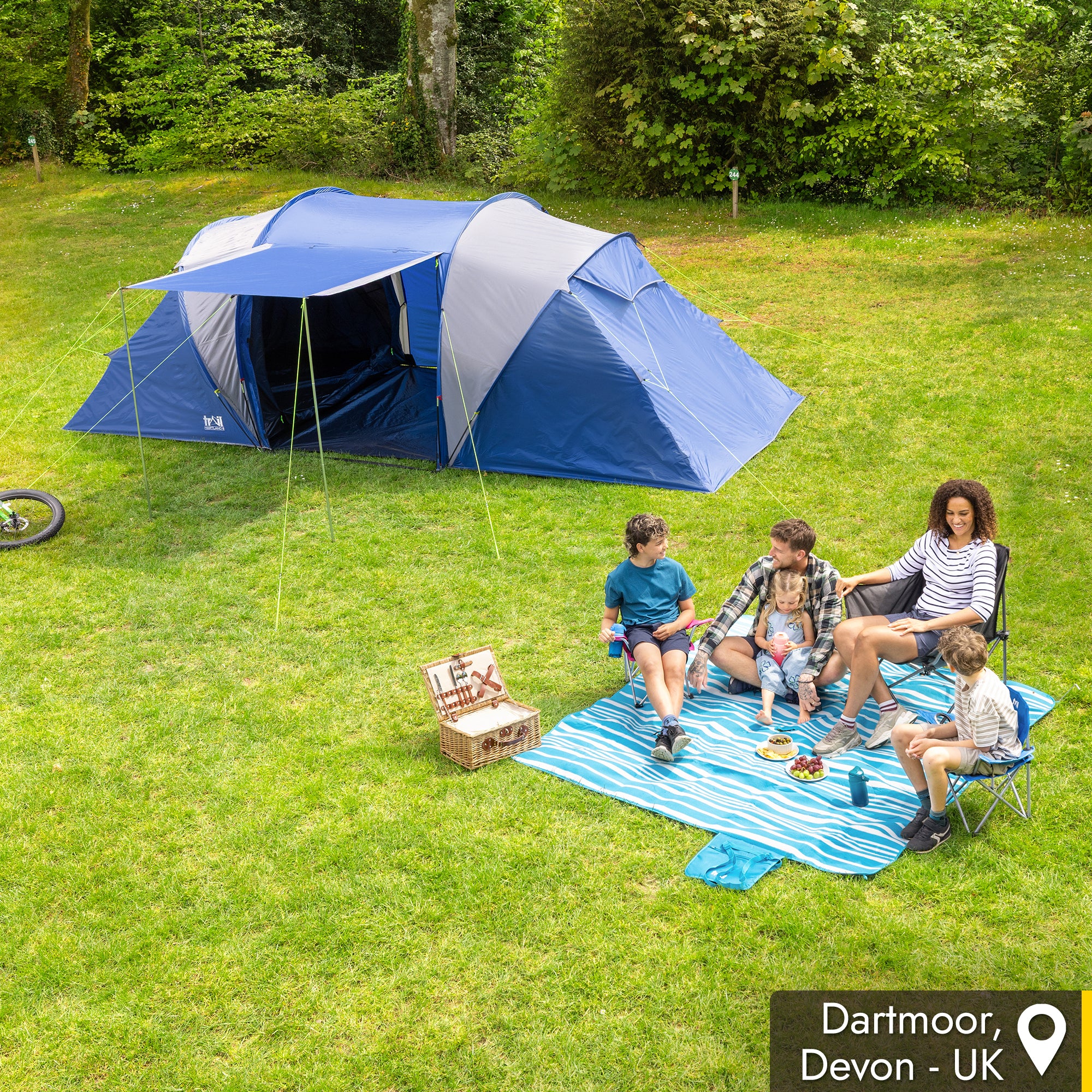 Hartland 6 Man 2 Room Tent – Waterproof 3000mm