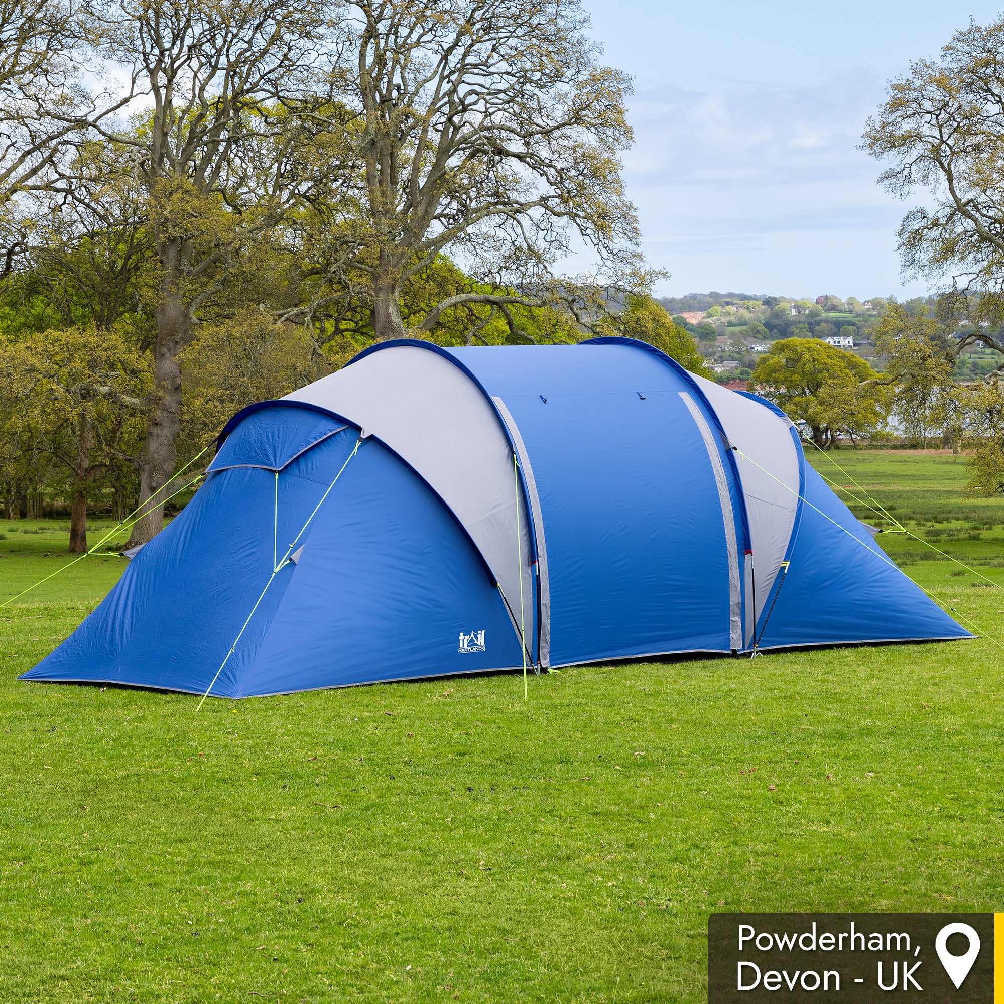 Hartland 6 Man 2 Room Tent – Waterproof 3000mm