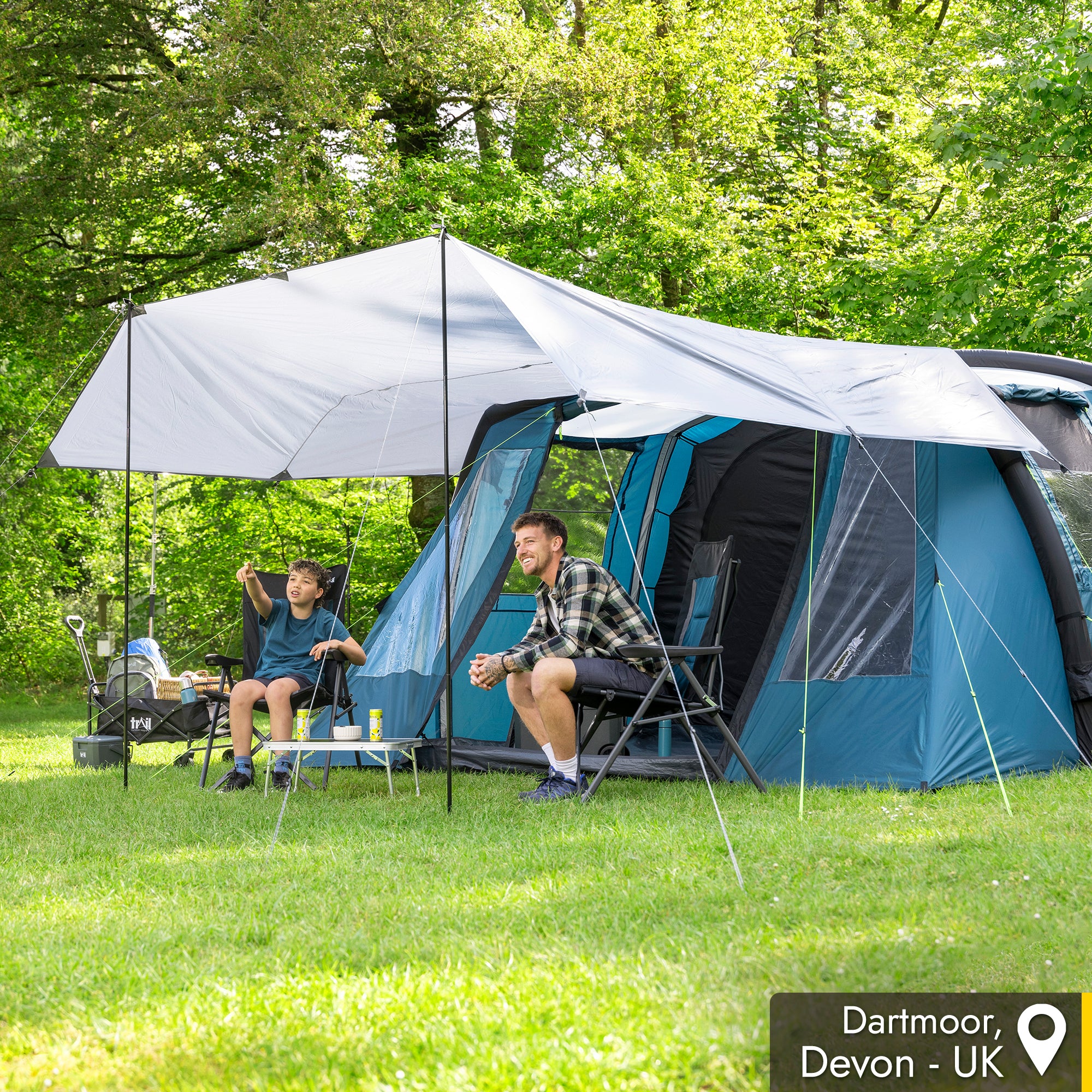 Lightweight Camping Tarp Pole Shelter