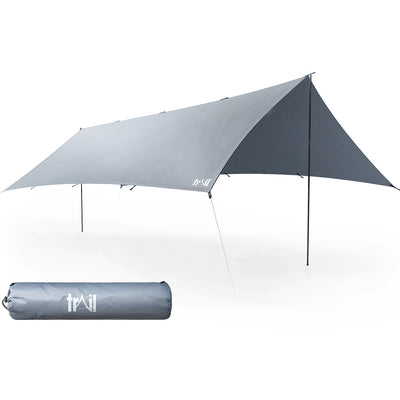 Lightweight Camping Tarp Pole Shelter