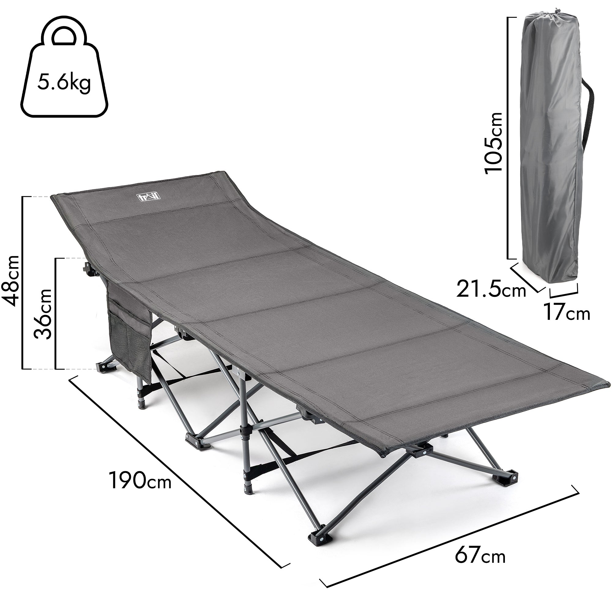 Lightweight Folding Camping Bed