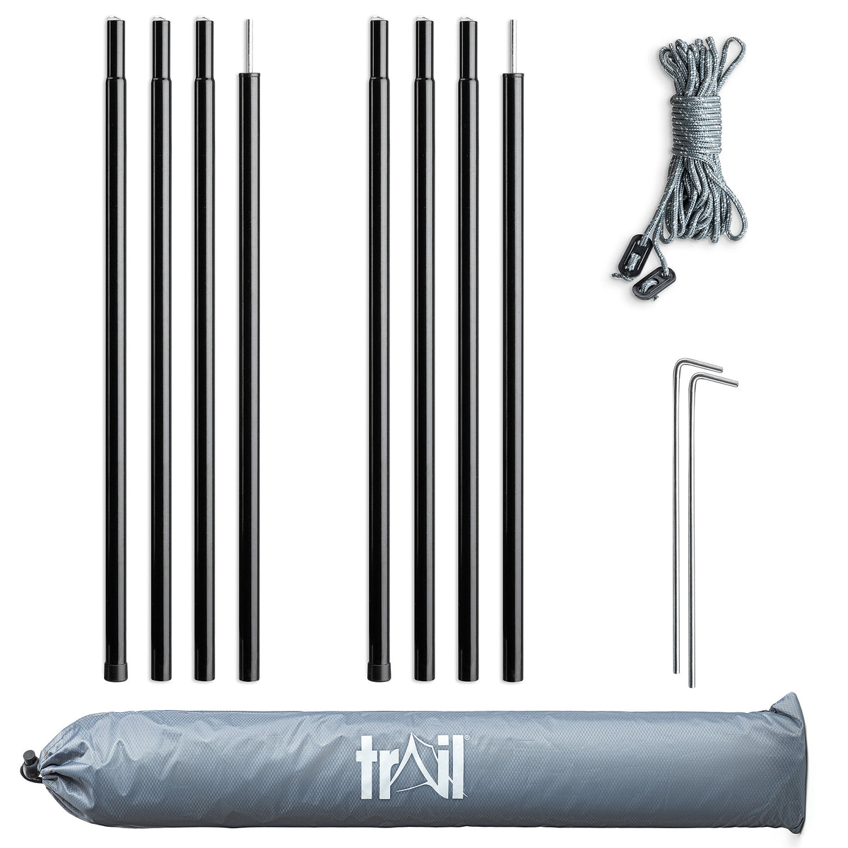king pole tent Adjustable King Pole Set | 2 x King Poles