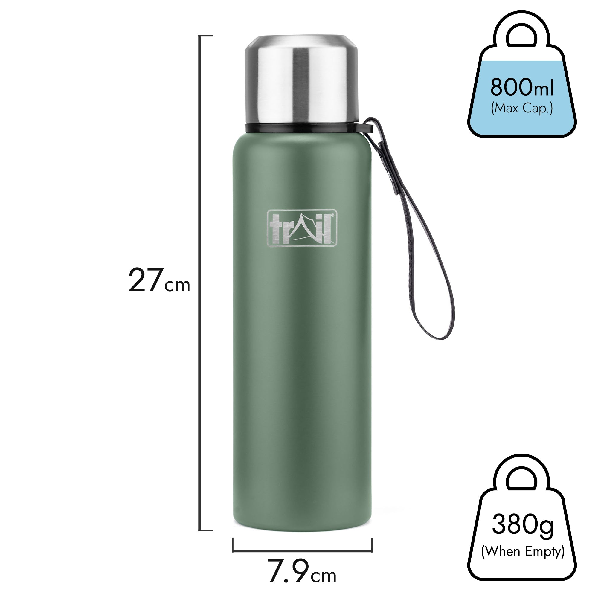 #Colour_Green | Capacity_800ml