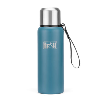 Stainless Steel Vacuum Flask with Strap
