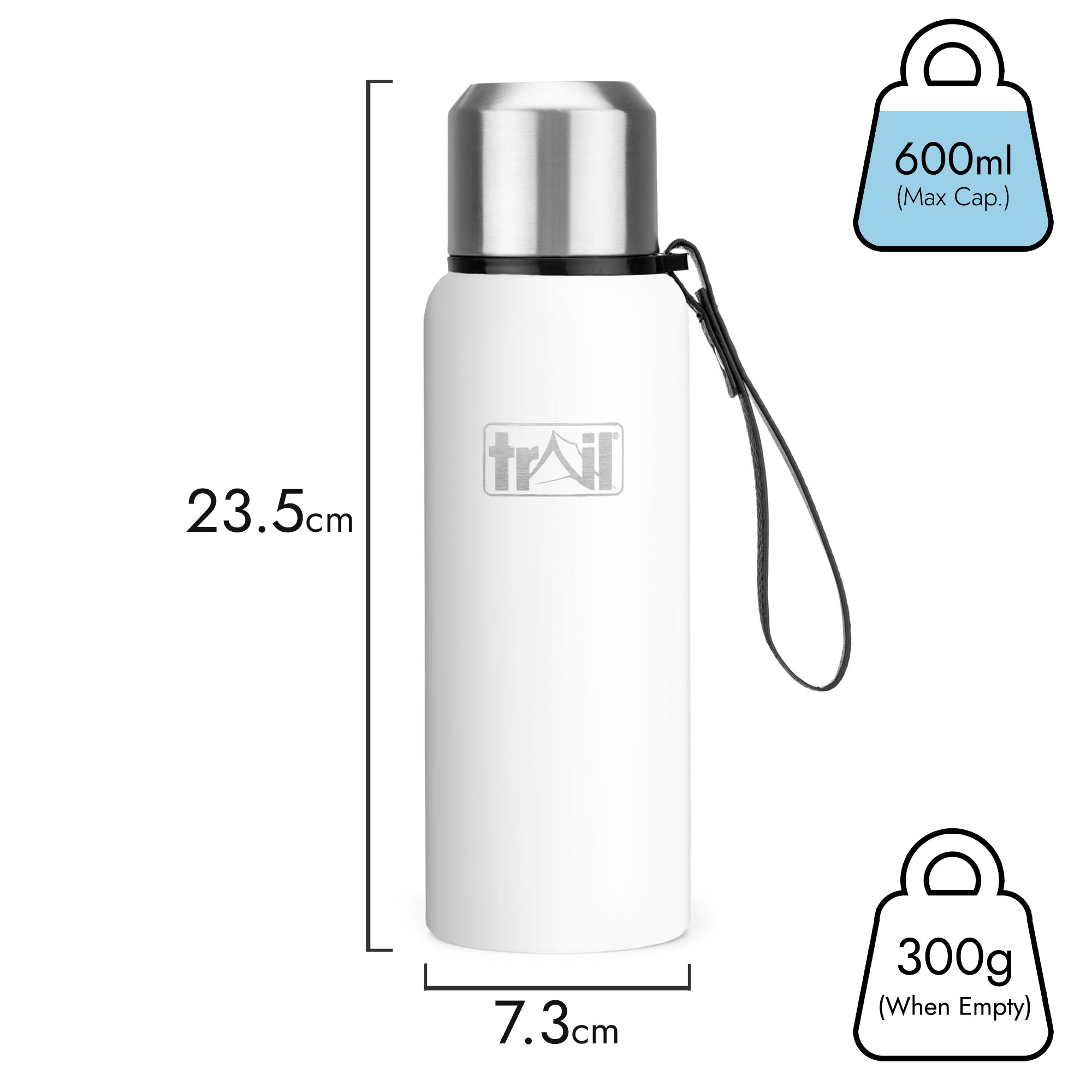 #Colour_White | Capacity_600ml