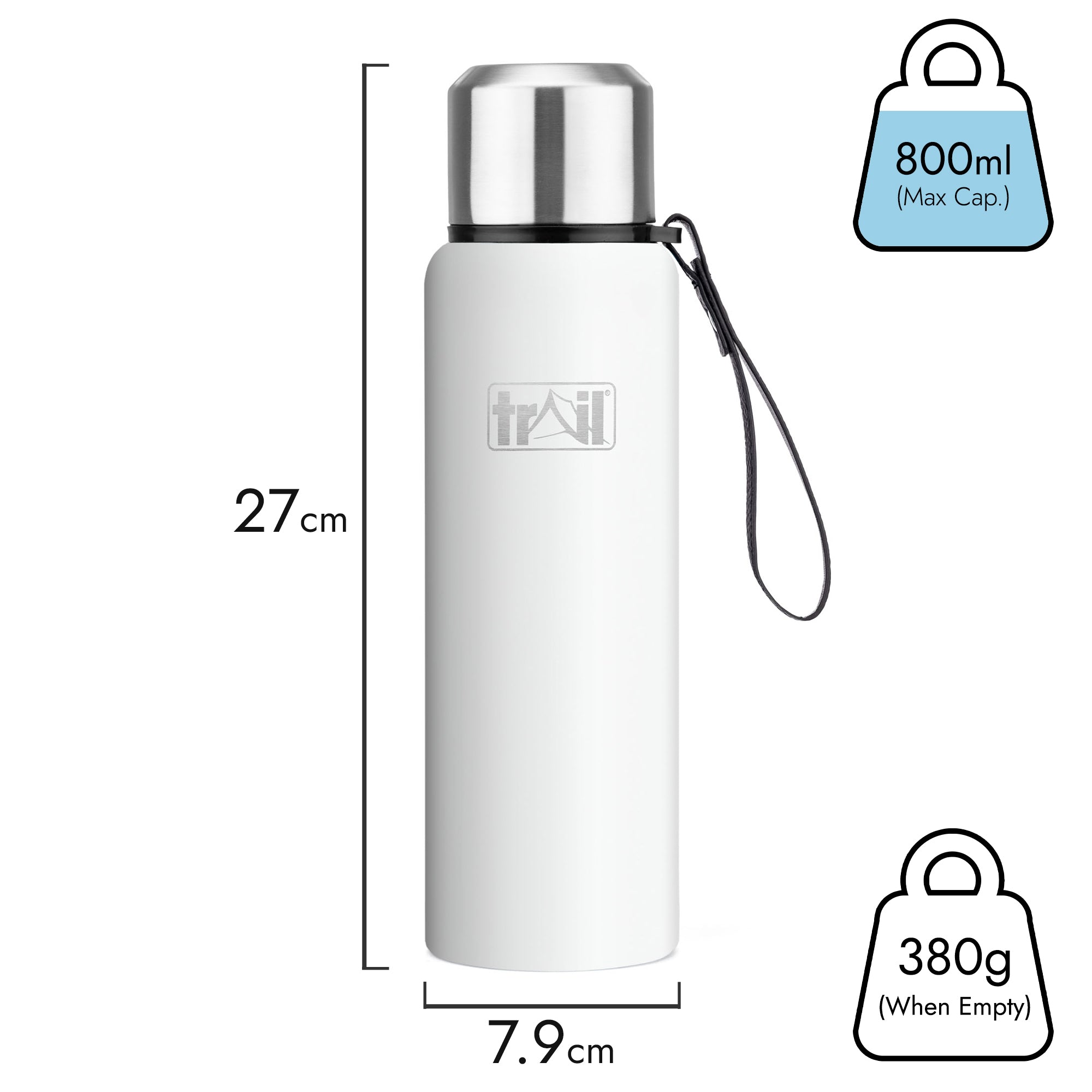 #Colour_White | Capacity_800ml