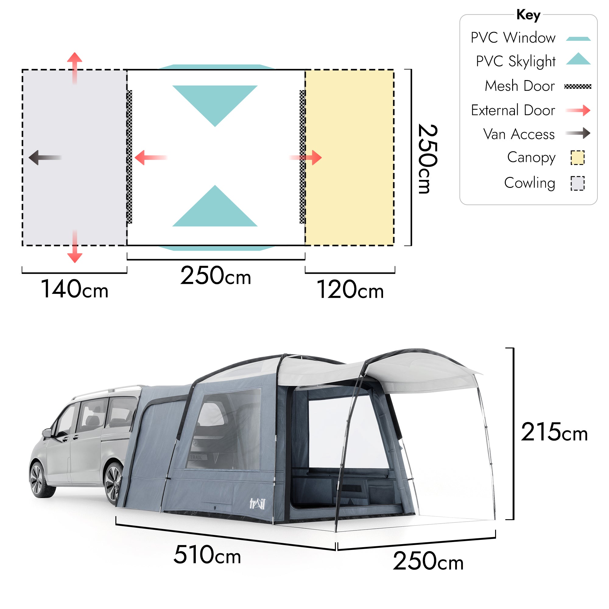 Tailgate Awning FG Driveaway