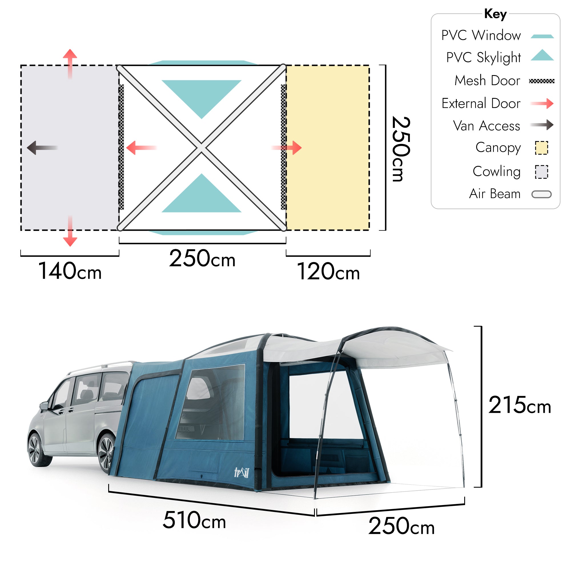 Tailgate Air Awning Driveaway