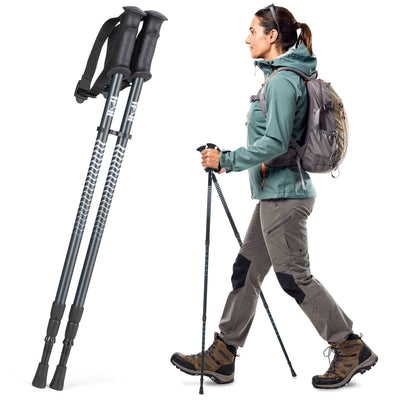 Aluminium Twistlock Walking Poles (Set of 2)