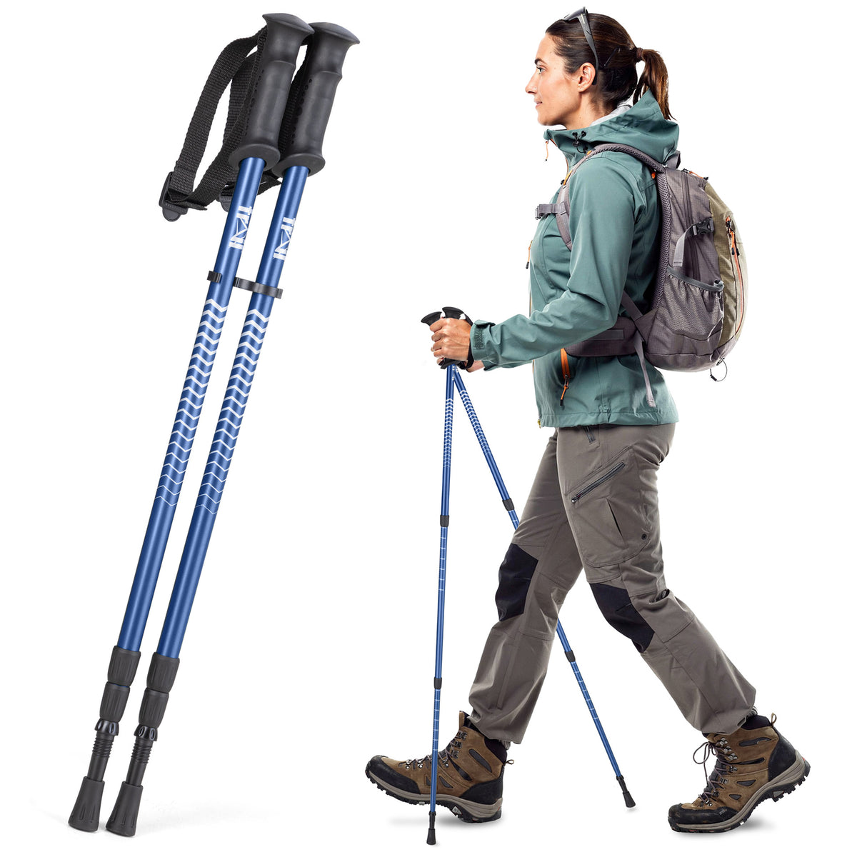 Aluminium Twistlock Walking Poles