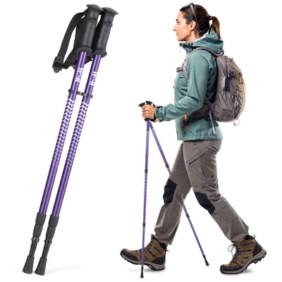 Aluminium Twistlock Walking Poles (Set of 2)