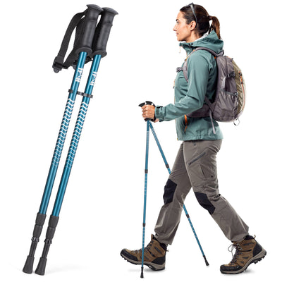 Aluminium Twistlock Walking Poles (Set of 2)