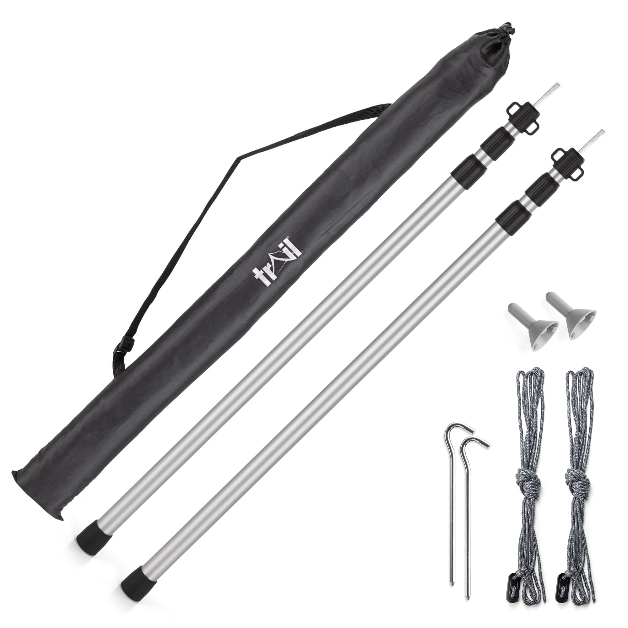 Telescopic Aluminium King Pole Set