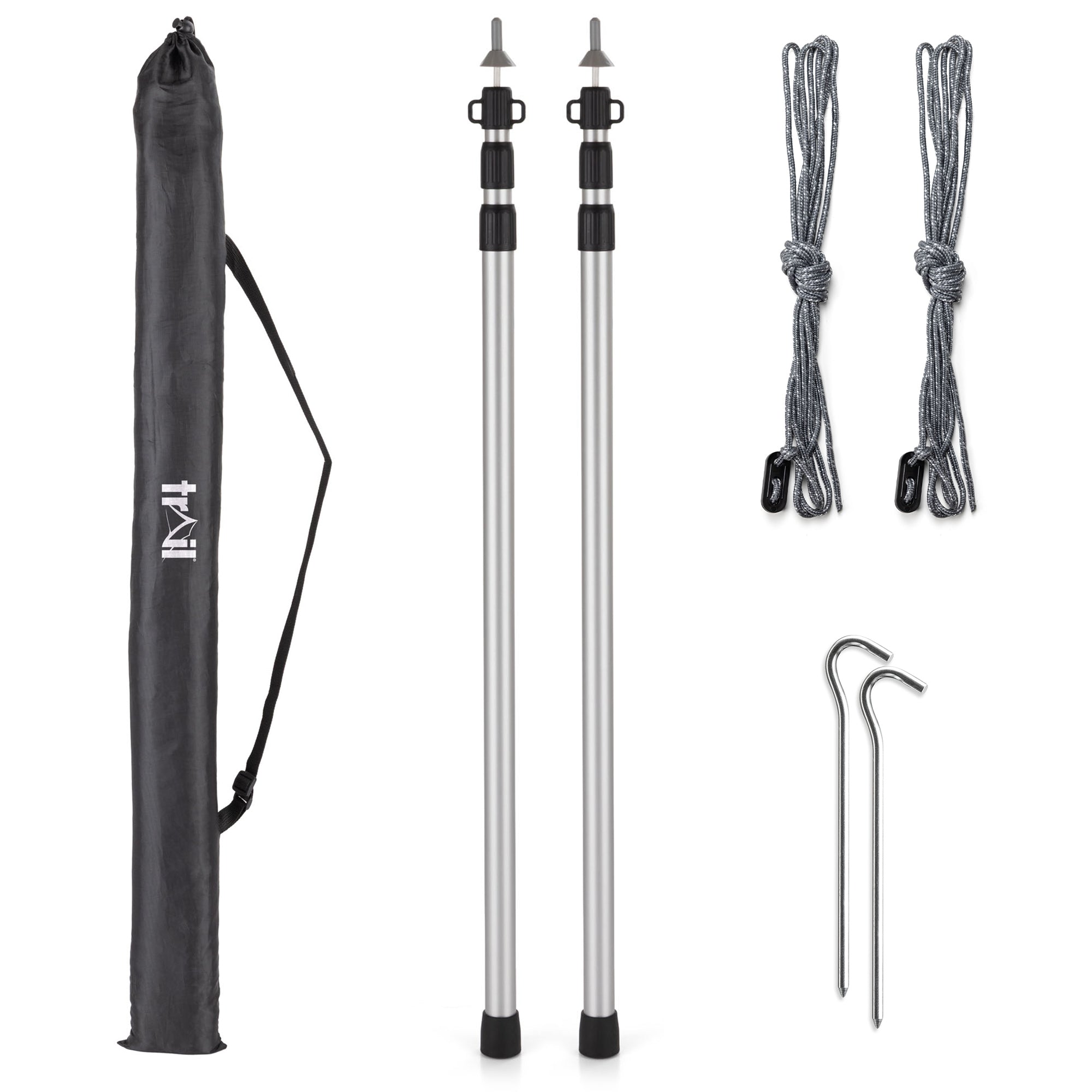 Telescopic Aluminium King Pole Set