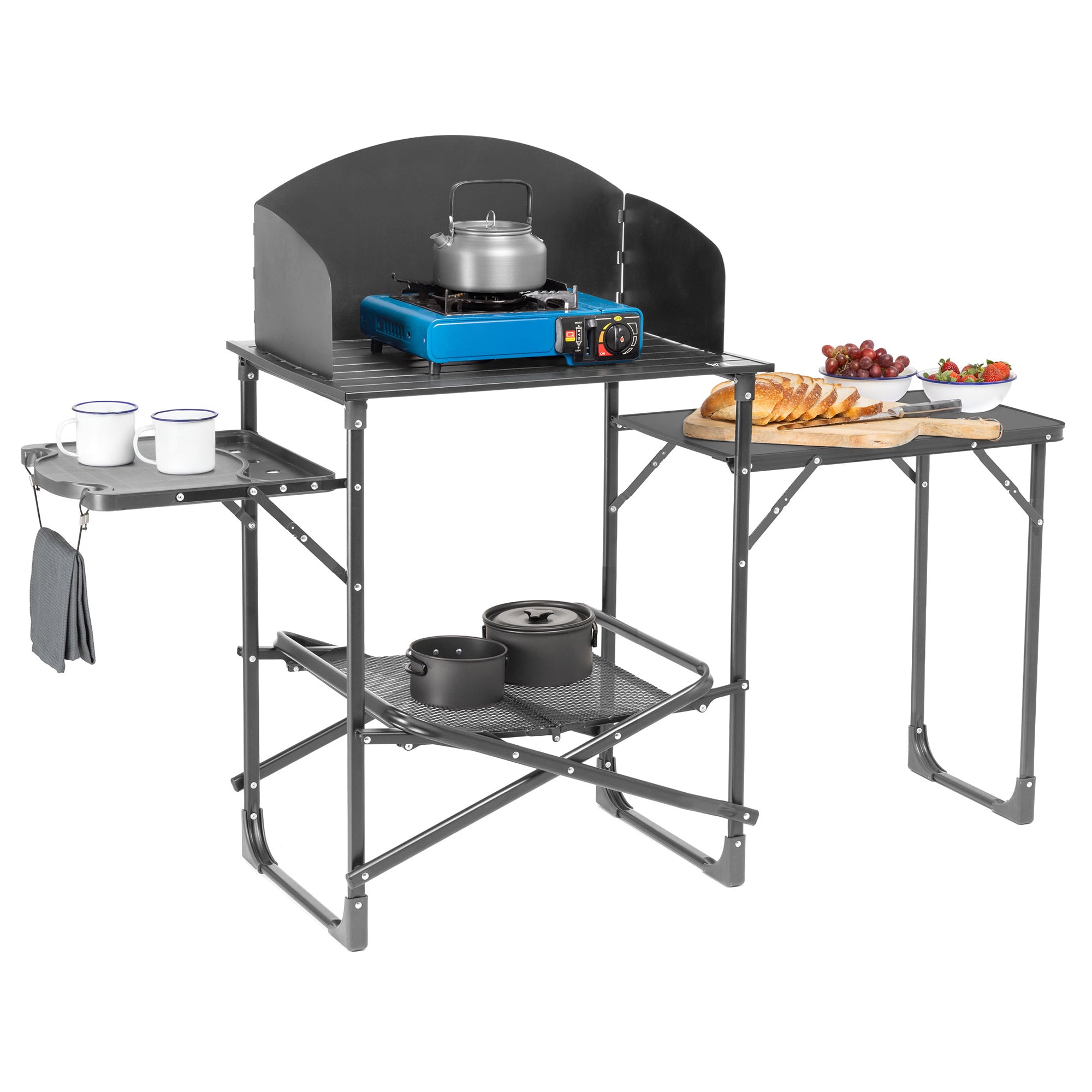 Deluxe Camping Kitchen Stand