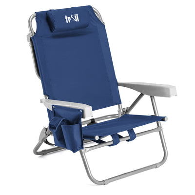 Low Reclining Beach Chair